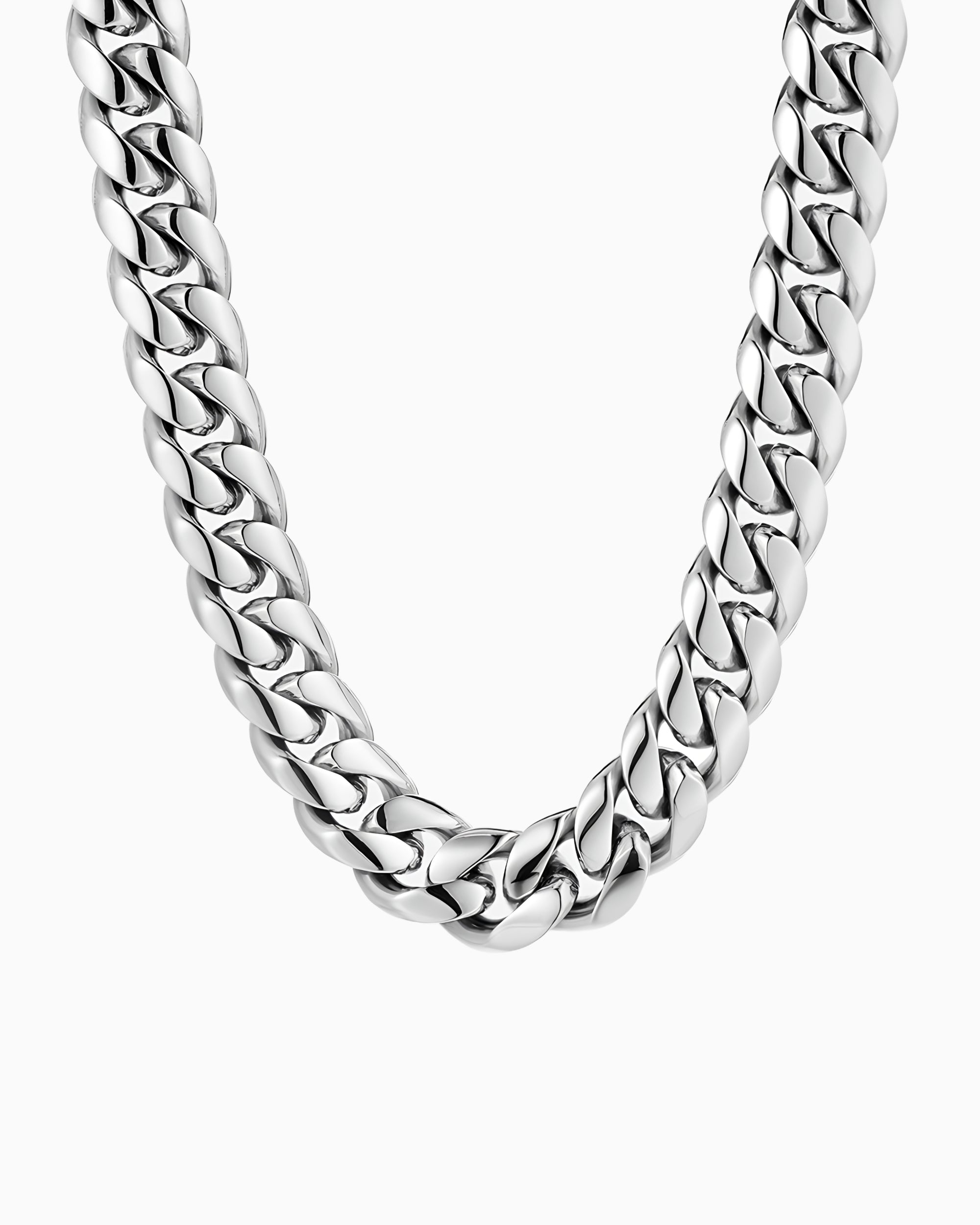 CLEAN CUBANA CHAIN. - 12MM